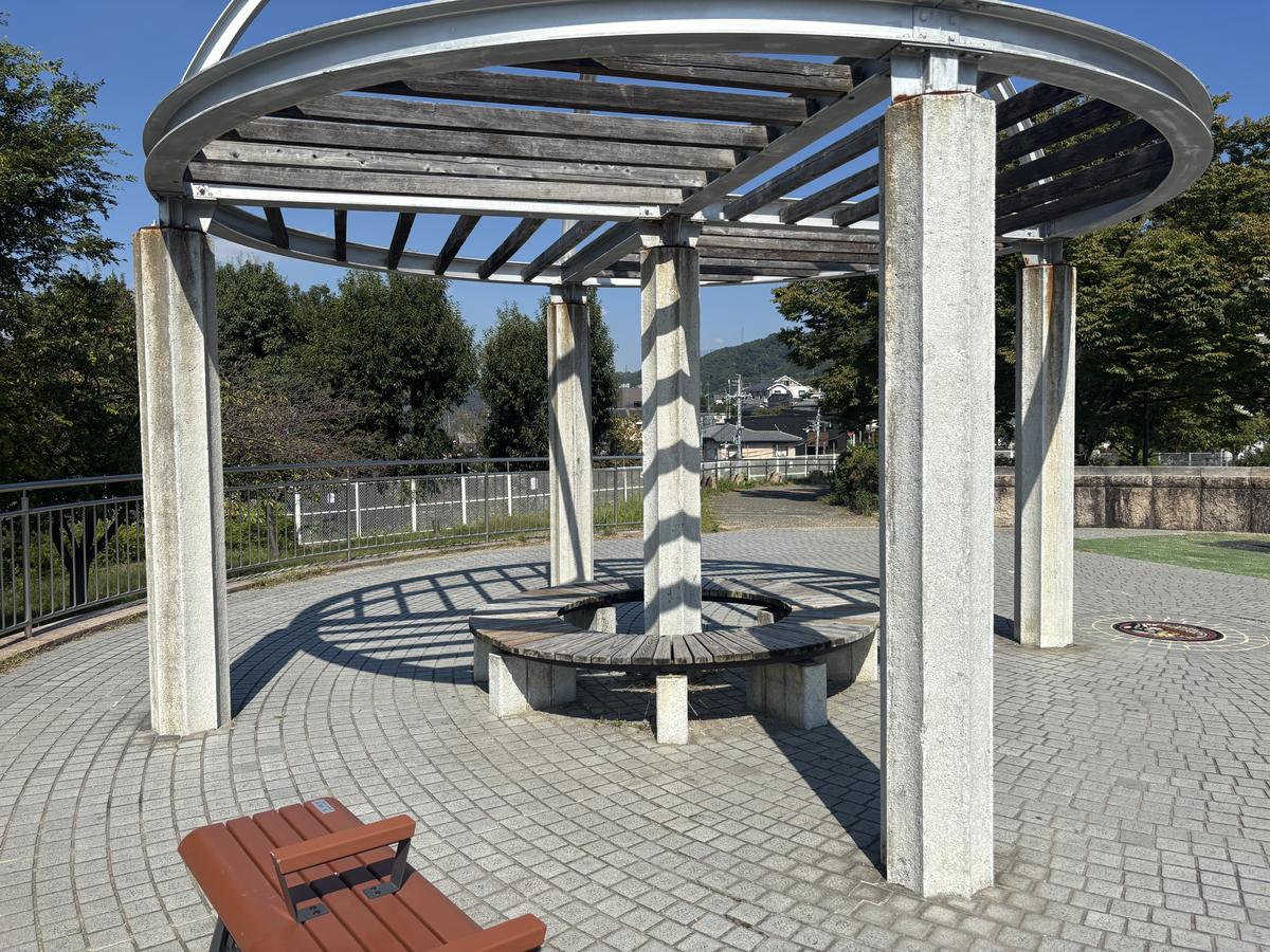 東石切公園の休憩所