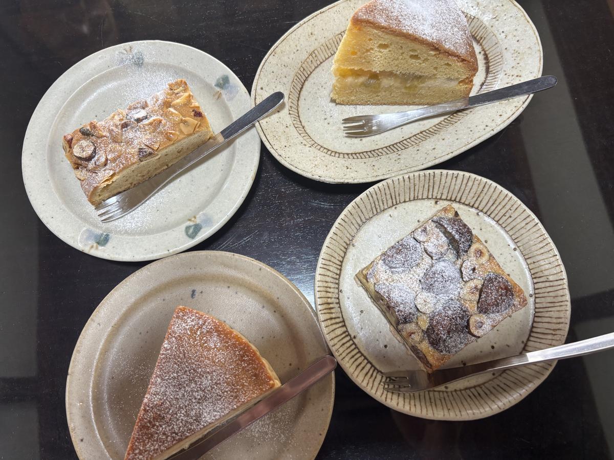 4種類のケーキ