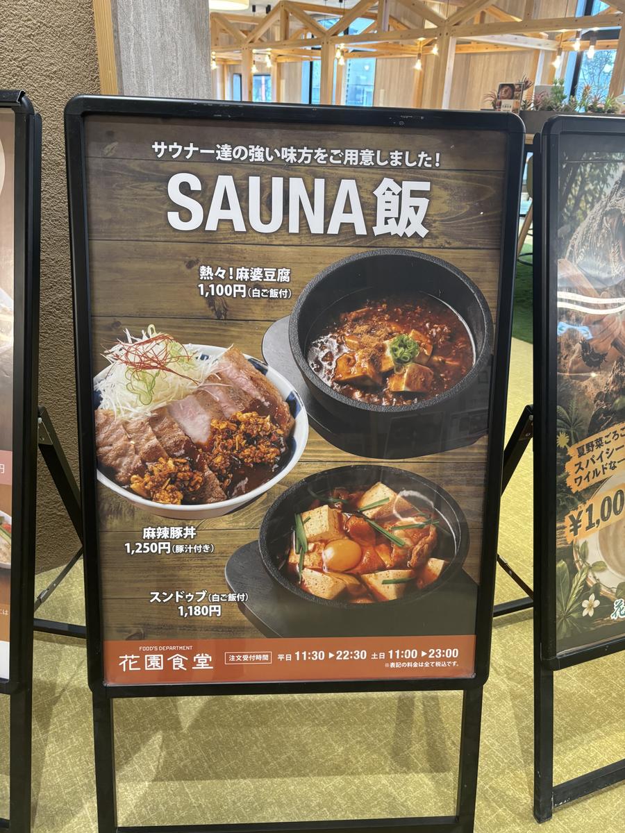 SAUNA飯のポスター